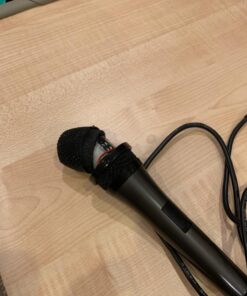 Singing Machine Wired Microphone for Karaoke, (Black) - Unidirectional Dynamic Vocal Microphone - Plug-In Microphone for Karaoke Machine, AMP, & Speaker - Mic for Singing, Public Speaking, & Parties 1 Black 26 81bqrTYDHL