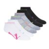 PUMA Women's 6 Pack Runner Socks White Multi 9-11 26 81br01vfOxL