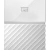 WD 1TB White My Passport Portable External Hard Drive - USB 3.0 - WDBYNN0010BWT-WESN Standard Enclosure
