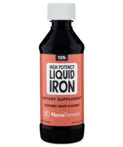 Alternative view of NovaFerrum Wow | 125 High Potency Liquid Iron Supplement | Liquid Iron for Adults | Iron Deficiency | 125mg of Iron Per 5mL Dose | Vegan Verified | Gluten Free Certified | Sugar Free 6 Fl Oz (Pack of 1)
