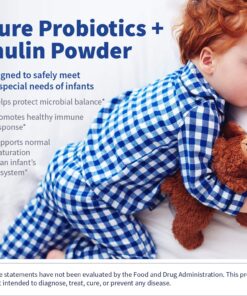 Klaire Labs Ther-Biotic Baby - Infant Probiotic Powder - Bifidobacterium Infantis & More - Gut & Immune Support Baby Probiotics - Hypoallergenic - Mix with Breast Milk or Food (120 Servings) 2.33 Ounce (Pack of 1) 9 81bsxVFxgLL