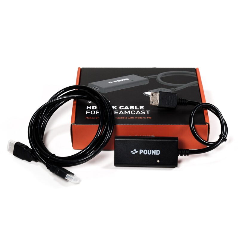 Catalog 6 Pound HD Link Cable for Sega Dreamcast - HDMI Cable Converts Native VGA Signal for HD Video Quality and Accurate Colors On 4K TV with Dreamcast