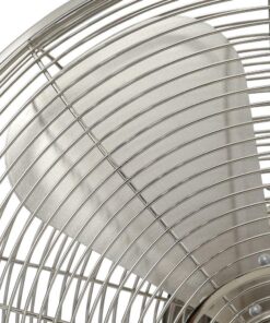 Hunter 90438 16” RETRO Stand Fan with Brushed Nickel Finish 18 81bu8pG5ANL