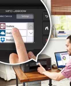 Brother Wireless All-in-One Inkjet Printer, MFC-J690DW, Multi-function Color Printer, Duplex Printing, Mobile Printing, Amazon Dash Replenishment Enabled (MFCJ690DW) 18 81buQFnTrJL
