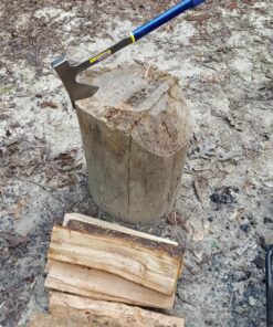 ESTWING Camper's Axe - 26" Wood Splitting Tool with All Steel Construction & Shock Reduction Grip - E45A 26" Blue 51 81bucUe9jXL