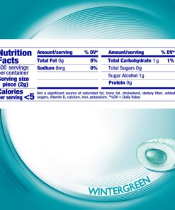 Mentos Pure Fresh Sugar-Free Chewing Gum with Xylitol, Wintergreen, Bulk, 50 Count ( Pack of 6) 12 81buf0MjTvL