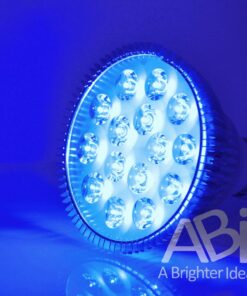 Alternative view of ABI True 24W Blue LED PAR38 Grow Light for Aquarium and Plant Growth (450-460nm) High Power with Fan Blue 460nm