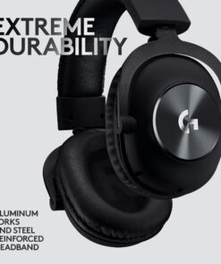 Logitech G PRO Gaming Headset for Oculus Quest 2 - Oculus Ready - Custom-length Cable - PRO-G Precision Gaming Audio Driver - Steel and Aluminum Build - Low-Latency 3.5 mm Aux Connection,Black 16 81bzWINNX9L