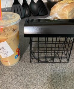 FORUP Suet Bird Feeder, Hanging Suet Feeder, Single Suet Cake Bird Feeder, One Suet Capacity 1 26 81c 2ZU2dqL