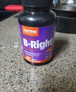 Jarrow Formulas B-Right Optimized B-Complex, Dietary Supplement for Cellular Energy, Immune Health and Stress Management Support, 100 Veggie Capsules, 100 Day Supply Unflavored 100 Servings (Pack of 1) 45 81c Gr5FIL