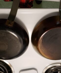 de Buyer MINERAL B Carbon Steel Fry Pan - 10.25” - Ideal for Searing, Sauteing & Reheating - Naturally Nonstick - Made in France 10.25" 47 81c03sibCbL