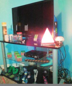 Indus Classic IC-L1017 LG-01 Salt Crystal Lamp, Pyramid Shape, Pink 23 81c0bJajH7L