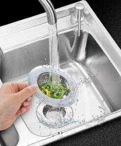 Fengbao 2PCS Kitchen Sink Strainer - Stainless Steel, Large Wide Rim 4.5" Diameter 29 81c1GiXwOL