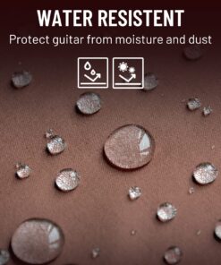 CAHAYA Guitar Bag 40 41 42 Inches 6 Pockets Guitar Case Water Resistent Oxford Cloth 0.5 Inch Extra Thick Sponge Overly Padded for Acoustic Classical Guitar with Anti-theft Pocket CY0150 30 81c1jwjyyyL