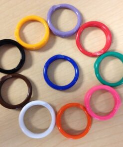 Alternative view of 25 Poultry Spiral ID Leg Bands Standard Size 11
