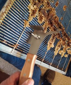 WEICHUAN Multifunction Hive Scraper Tool with Wooden Handle - Beekeeping Equipment Bee Hive Hand Tool Beekeeper Tool 33 81c2eQFM6hL