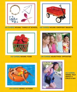Key Education Nouns, Verbs, and Adjectives Photographic Learning Cards, 275 Vocabulary Flash Cards, Parts of Speech Picture Games, Learning Resources for Preschool, ESL, and Special Needs Nouns, Verbs and Adjectives 9 81c2ipMIihL