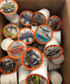 Brooklyn Beans Coffee Pods Assorted Gourmet Variety Pack, Compatible with 2.0 Keurig K Cup Brewers, 40 Count (Packaging May Vary) Assorted Variety Pack 40 Count (Pack of 1) 50 81c37eZdkLL