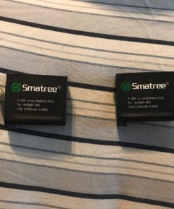 Smatree 1290mAh Replacement Battery Compatible for GoPro Hero4 (Pack of 2) Bundle with 3-Channel Charger and USB Cord 33 81c3KSLWj L