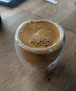 Kitchables Espresso Shot Glass, Durable Double Walled Espresso Cups, Clear Shot Glasses for Coffee Shots, Espresso Cups Set of 2, 2.7oz Tasas Transparente Para Café Bonitas 2.7oz Pack of 2 33 81c4 VsusOL