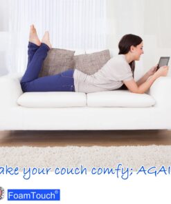 FoamTouch Upholstery Foam 2" x 24" x 72" High Density Cushion, white 2Inch x 24Inch x 72Inch 32 81c4EaZcRXL 1