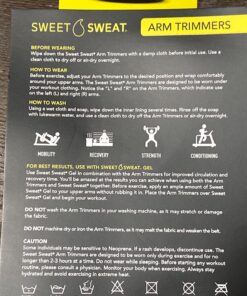 Sports Research Sweet Sweat Arm Trimmers for Men & Women | Increases Heat & Sweat Production to The Bicep Area Pink Medium 44 81c4N7hSaQL