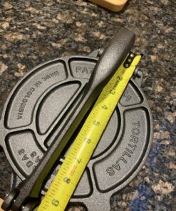 Victoria Cast Iron Tortilla Press, Tortilla and Roti Maker, Made in Colombia, 8 Inches 8" 48 81c4YnoiBmL