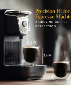 Kitchables Espresso Shot Glass, Durable Double Walled Espresso Cups, Clear Shot Glasses for Coffee Shots, Espresso Cups Set of 2, 2.7oz Tasas Transparente Para Café Bonitas 2.7oz Pack of 2 19 81c5oEZo OL