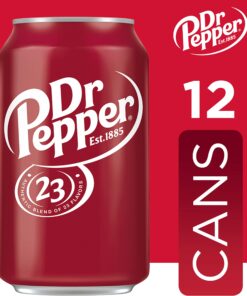 Dr Pepper Soda, 12 fl oz cans, 12 pack Regular 12 Fl Oz (Pack of 12) 30 81c69AIluHL