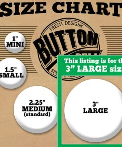 Alternative view of Trump Buttons Donald Photo 3 Inch Pin