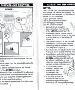 Scosche LOC2SL Line Output Converter Adjustable Amplifier Add On Module for Car Stereo, 2-Channel Signal Sensing Speaker Wire to RCA Adapter with Remote Control Knob, Black 90W 45 81c7DZVo2XL