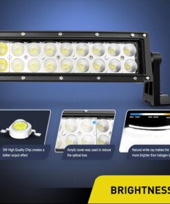 Nilight 52Inch 300W Curved Spot Flood Combo LED Light Bar LED Driving Lamp Off Road Lights LED Work Light for Trucks Boat Jeep Lamp,2 Years Warranty 52Inch 300W LED Lights 25 81c8mj1HqJL