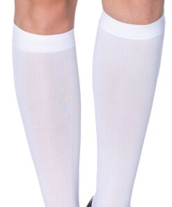 Leg Avenue Women's Athletic Knee Socks One Size White 16 81c8rS0ZrcL