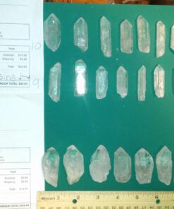 Hypnotic Gems Materials: 10 pcs A/B Grade Quartz Points - 1" to 1.5" - Raw Natural Stones for Wire Wrapping, Jewelry Making, Cutting, Cabbing, Tumbling, Lapidary, Polishing and Reiki Crystal Healing #2: "A/B" Grade 8 81c9EnEX xL