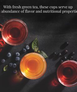 The Republic of Tea Acai Berry Green Tea - Caffeinated Superfruit - Natural Healthy Herbal Tea - Anti-oxidant, Gluten-Free - Acai Green Tea - 50 Tea Bags Acai SuperFruit 50 Count (Pack of 1) 8 81c9iM3t00L