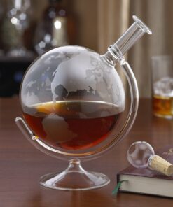 Wine Enthusiast Etched Globe Spirits Decanter 3 81c9wOYmapL