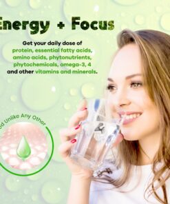 Oceans Alive Marine Phytoplankton by Activation Products, 1 Month Supply, Organic Saltwater Algae Oil Memory and Focus Mineral Trace Supplements - Microalgae Oil for Energy and Stress - 30 ml 15 81cAwBkJqlL