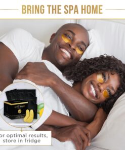 DERMORA Golden Glow Under Eye Patches (20 Pairs Eye Gels) - Rejuvenating Treatment for Dark Circles, Puffy Eyes, Refreshing, Revitalizing, Travel, Wrinkles 20 Count (Pack of 1) 22 81cBAqMQwpL