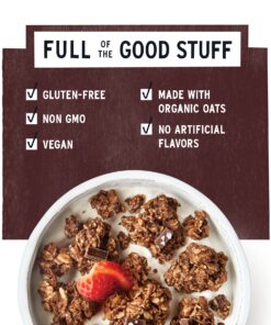 Purely Elizabeth, Chocolate Sea Salt, Ancient Grain Granola with Probiotics, Gluten-Free, 8 Ounce (Pack of 3) 3 Pack 11 81cCUWCqV0L
