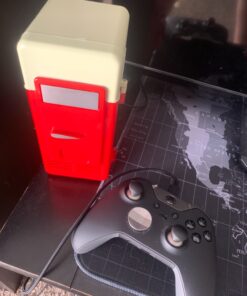 KUJOBUY Single Can Cooler Red USB Powered Retro One Can Drink Mini Fridge Thermoelectric Cooler for Desk Home Office Dorm Unique Gift for Students or Office Workers 13 81cCiAKKCPL