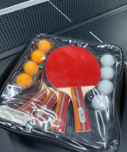 NIBIRU SPORT Ping Pong Paddle Sets - Professional Table Tennis Paddles, Balls, Storage Case - Table Tennis Rackets & Game Accessories 4 Paddle Set 42 81cDlog4l3L
