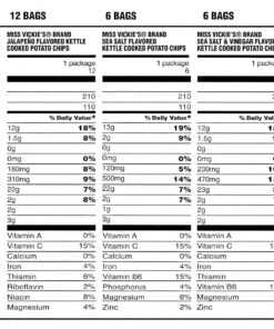 Miss Vickie's Kettle Cooked Potato Chips Variety Pack, 30 Count 16 81cDyBgXW0L