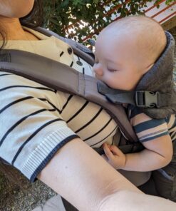 Infantino Flip Advanced 4-in-1 Carrier - Ergonomic, convertible, face-in and face-out front and back carry for newborns and older babies 8-32 lbs Grey 38 81cGlcgZPhL