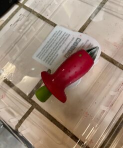Chef'n Original Stem Gem Strawberry Huller, Red/Green - 41 81cHP9q MrL