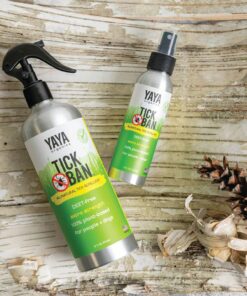 YAYA ORGANICS Tick Ban | Extra Strength Tick Repellent Made with Essential Oils and All Natural, DEET Free Ingredients | Proven Effective, Safe for Adults, Kids and Dogs | Mixed Pack (4oz/16oz) 13 81cHphKPniS