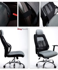kingphenix Lumbar Support (2 Pack) with Breathable Mesh, Suit for Car, Office Chair Mesh - Black 34 81cI7KN6xmL