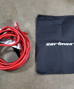 CARTMAN 4 Gauge 20 Feet Jumper Cables Automotive Booster Cables with Carry Bag for Car SUV and Pickup Trucks 20-Feet (4-Gauge) 40 81cJSE80blL