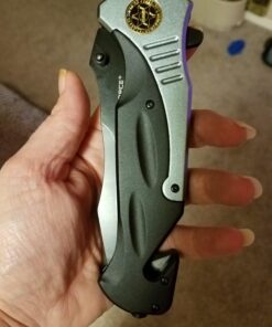 Tac-force Extra Large Grey 10.5" Folding Blade Spring Assisted Open Pocket Knife 42 81cKrZOVYL