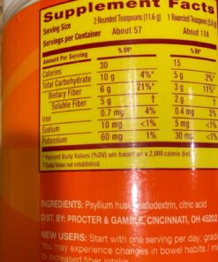 NOW Supplements, Psyllium Husk Powder, Non-GMO Project Verified, Soluble Fiber, 24-Ounce 1.5 Pound (Pack of 1) 39 81cLMTRvr8L