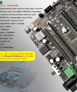 Yahboom Raspberry Pi Robot Tank Chassis AI 2DOF Camera Starter Kit Python Programmable Electronic Science Project DIY G1 Tank STEM Smart Car Robotic Kit for Kids Teens G1 Tank Without Pi 42 81cLZoUutL